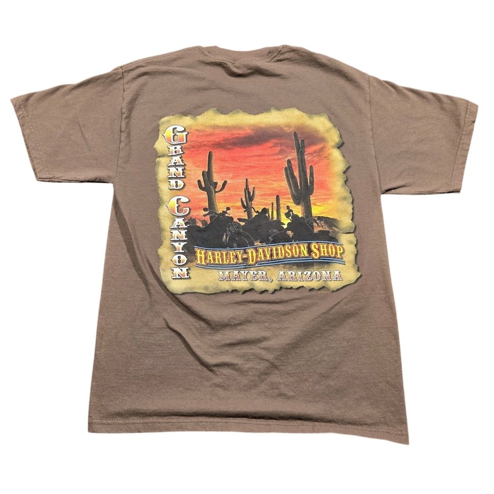 Vintage y2k USA Harley Davidson Grand Canyon Arizona T-Shirt Size M